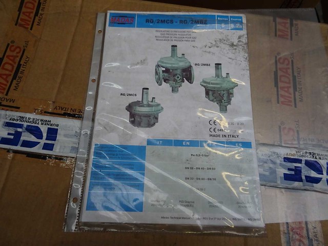 Madas - rg/2mbz dn 100 - gasdrukregelaar (5x) - afbeelding 3 van  3