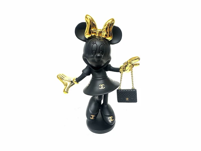 Mademoiselle minnie noir | 3d pop art 14/20 | 20 cm - afbeelding 1 van  5