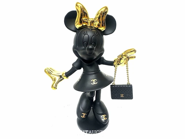 Mademoiselle minnie noir | 3d pop art 14/20 | 20 cm - afbeelding 5 van  5