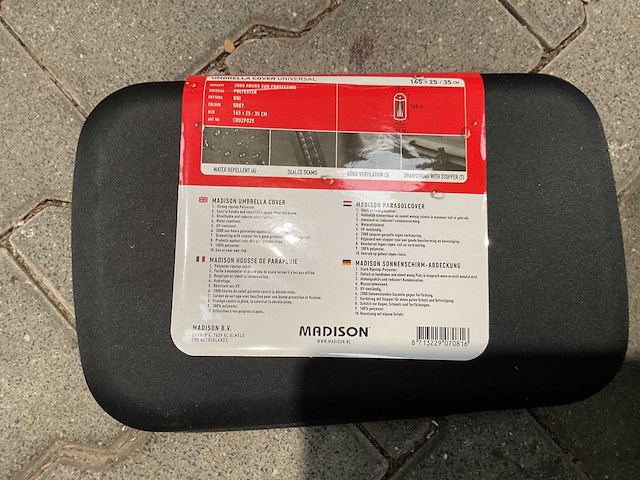 Madison 165 x 35 cm parasolhoes (10x) - afbeelding 3 van  4