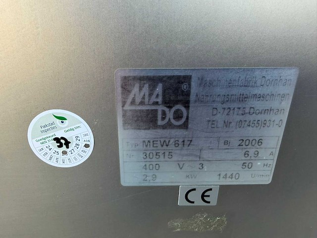 Mado - mew 617 optimo 32 - vleeswolf / gehaktmolen - afbeelding 4 van  4