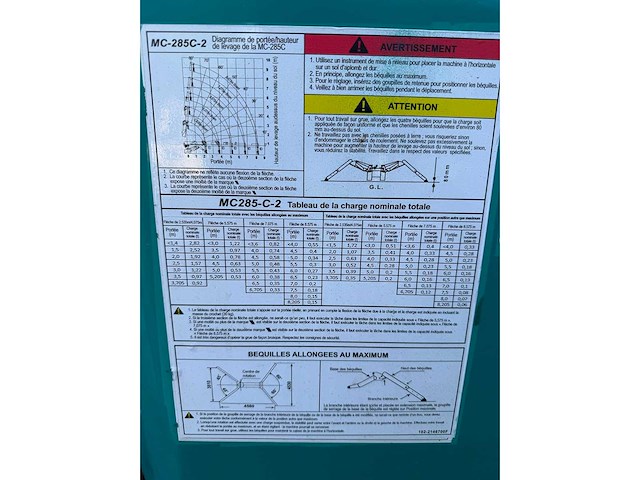 Maeda - 2017 - mc 285 crme 2 - telescoopkraan - afbeelding 11 van  38
