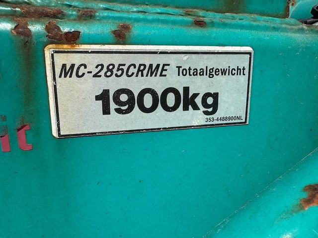 Maeda - mc285c - 2.8t hijsvermogen, 8.7m haakhoogte - hijskraan op rupsen - afbeelding 6 van  25