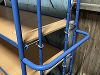 Magazijn etagewagen, fetra, 4396, blauw - afbeelding 3 van  5