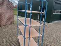 Magazijn kar met verstelbare planken 1x - afbeelding 3 van  7
