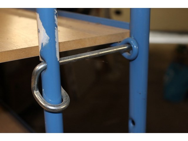 Magazijn kar met verstelbare planken 1x - afbeelding 4 van  7