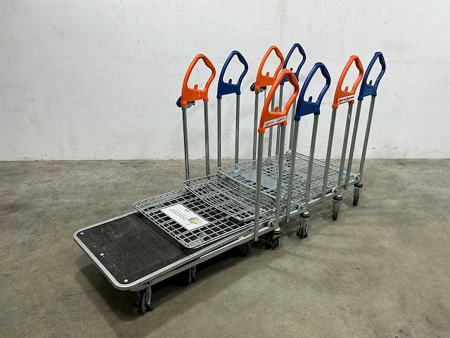 Magazijn transportkar (4x) - afbeelding 1 van  4