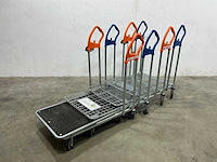 Magazijn transportkar (4x) - afbeelding 1 van  4