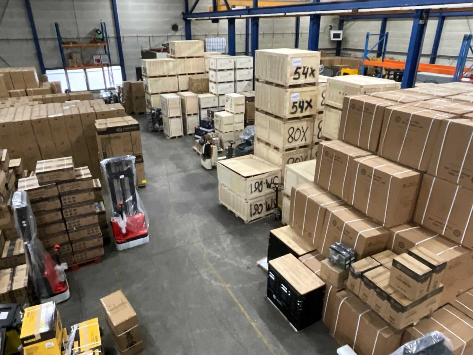 Magazijn verkoop, heftrucks, quads en generatoren
