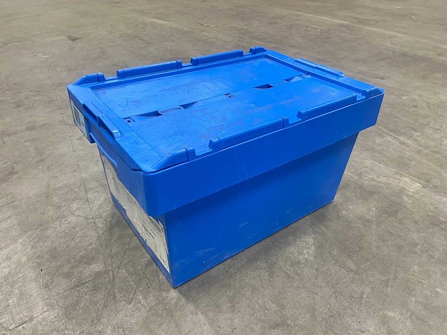 Magazijnbak 600x400x330mm met klapdeksel (120x) - afbeelding 12 van  17