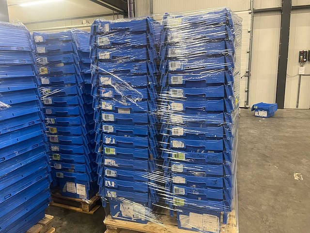 Magazijnbak 600x400x330mm met klapdeksel (41x) - afbeelding 4 van  11