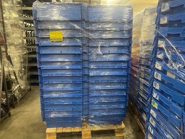 Magazijnbak 600x400x330mm met klapdeksel (41x) - afbeelding 9 van  17