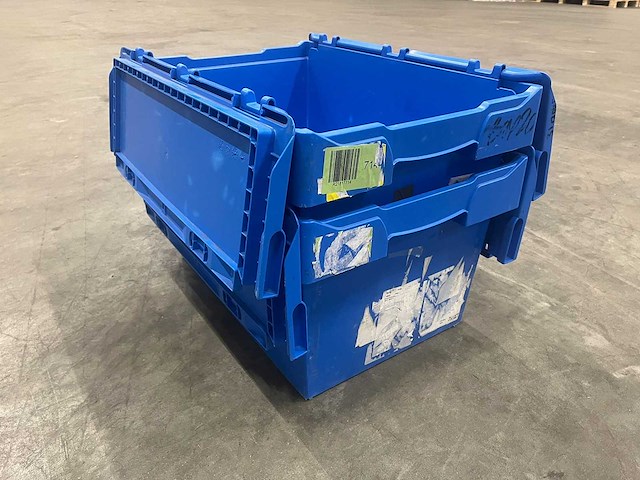 Magazijnbak 600x400x330mm met klapdeksel (41x) - afbeelding 17 van  17