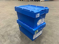 Magazijnbak 600x400x330mm met klapdeksel (60x) - afbeelding 2 van  15