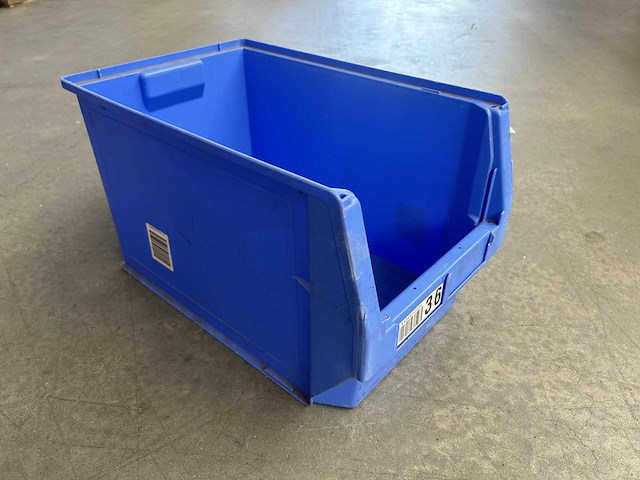 Magazijnbak met grijpopening 500x300x300mm (56x) - afbeelding 1 van  7