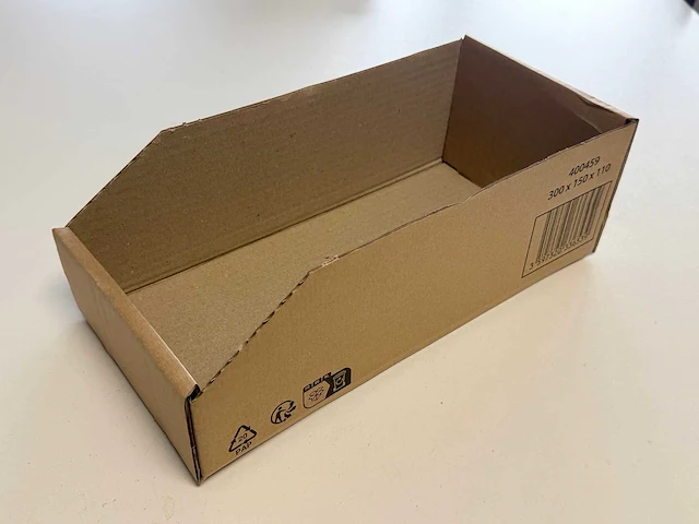Magazijnbakken 325x156x110mm lxbxh (50x) - afbeelding 1 van  5