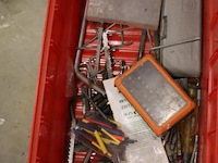 Magazijnbakken incl. inhoud bestaande uit o.a. stehle ebitline platte houtboor & boor-bit set - afbeelding 5 van  8