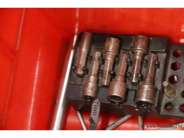 Magazijnbakken incl. inhoud bestaande uit o.a. stehle ebitline platte houtboor & boor-bit set - afbeelding 8 van  8