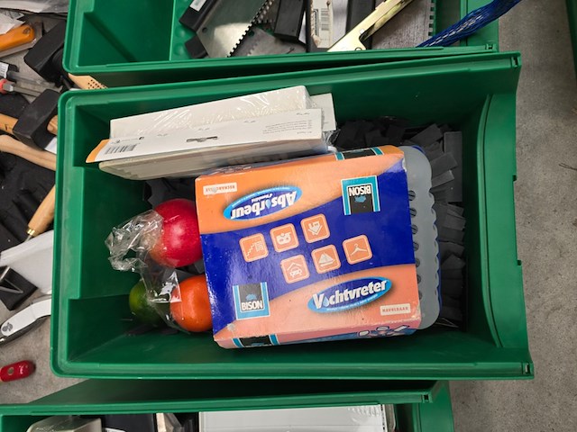 Magazijnbakken incl. inhoud kruizinga, partij, groen - afbeelding 25 van  30