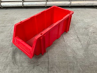Magazijnbakken rood 400x170x150mm (193x) - afbeelding 2 van  8
