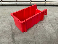 Magazijnbakken rood 400x170x150mm (193x) - afbeelding 4 van  8