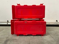 Magazijnbakken rood 400x170x150mm (193x) - afbeelding 5 van  8