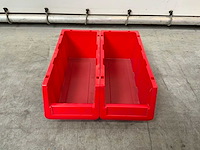 Magazijnbakken rood 400x170x150mm (193x) - afbeelding 6 van  8