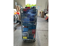 Magazijnkar met kratjes - afbeelding 2 van  4