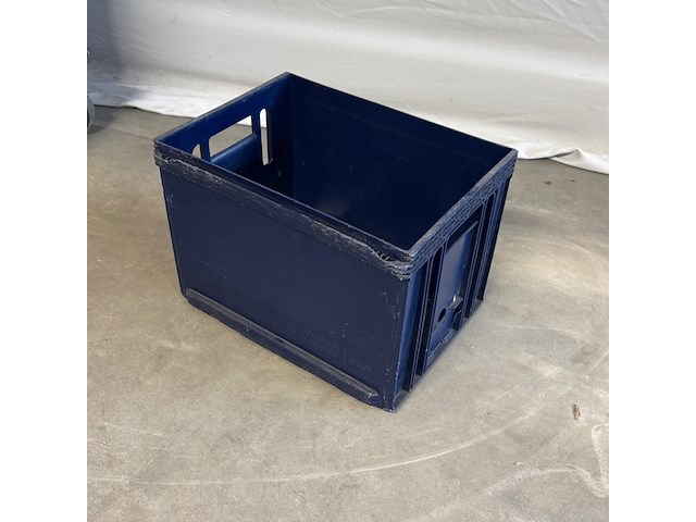 Magazijnkar met kratten, blauw - afbeelding 4 van  5