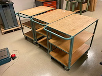 Magazijnkarren (3x) - afbeelding 1 van  1