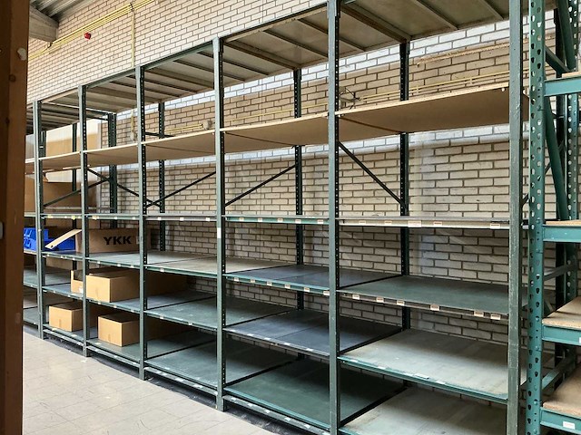 Magazijnstelling 16m. 17 staanders, 70 liggers. - afbeelding 6 van  13
