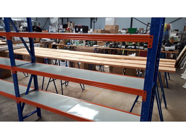 Magazijnstelling 4 m br; 60 cm heda x, 2 sectie's - afbeelding 3 van  5