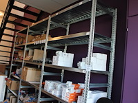 Magazijnstelling bestaande uit 16 delen van 120 x 50 x 250 cm. let op: ophalen na 13.00u. - afbeelding 1 van  4