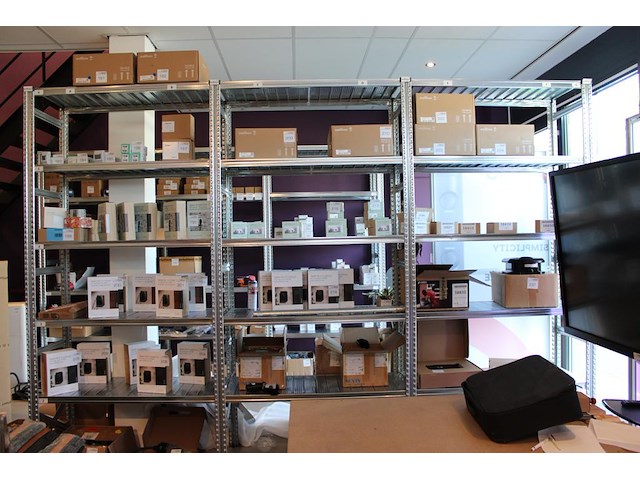 Magazijnstelling bestaande uit 16 delen van 120 x 50 x 250 cm. let op: ophalen na 13.00u. - afbeelding 4 van  4