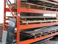 Magazijnstelling bestaande uit 2 staanders met afmeting 100 x 255 cm en 8 liggers met lengte 460 cm. let op... - afbeelding 2 van  2