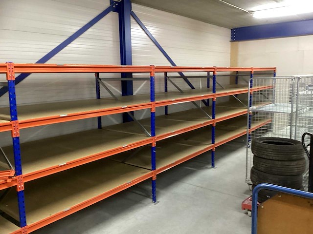Magazijnstelling / legbordstelling incl. inhoud - afbeelding 3 van  6