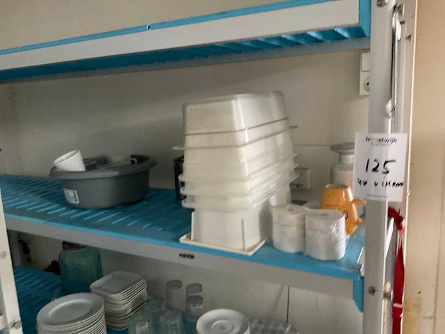 Magazijnstelling met inhoud (4x) - afbeelding 9 van  12