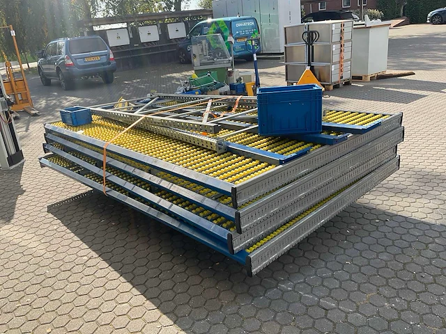 Magazijnstelling met rollenbaan - afbeelding 3 van  7