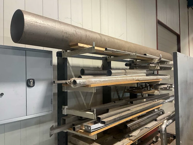 Magazijnstelling met rvs - afbeelding 6 van  7