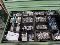 Magazijnstelling v.v. laden incl. bevestigingsmateriaal o.a. ringen, bouten & moeren - afbeelding 4 van  18