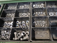 Magazijnstelling v.v. laden incl. bevestigingsmateriaal o.a. ringen, bouten & moeren - afbeelding 5 van  8
