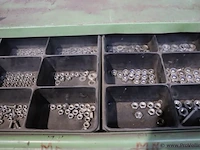 Magazijnstelling v.v. laden incl. bevestigingsmateriaal o.a. ringen, bouten & moeren - afbeelding 4 van  8