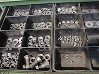 Magazijnstelling v.v. laden incl. bevestigingsmateriaal o.a. ringen, bouten & moeren - afbeelding 5 van  8