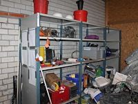 Magazijnstellingen bestaande uit 22 staanders 62 x 210 cm en ruim 80 legbladen 60 x 100 cm. let op! afhalen... - afbeelding 4 van  4