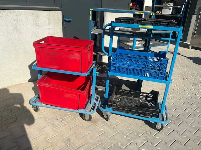 Magazijnwagen (3x) - afbeelding 1 van  4