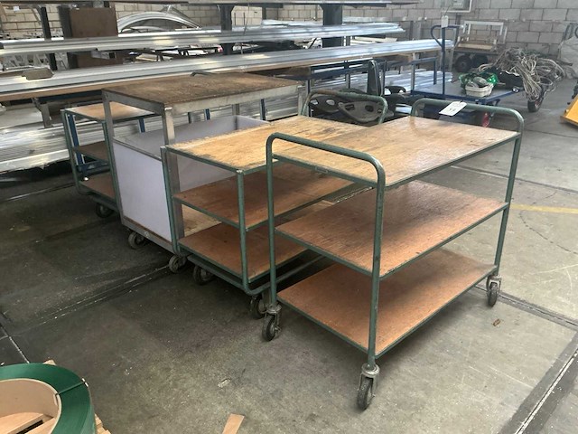 Magazijnwagen diverse (4x) - afbeelding 1 van  6