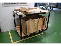 Magazijnwagen inclusief inhoud machine opvulhout - afbeelding 2 van  4
