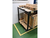 Magazijnwagen inclusief inhoud machine opvulhout - afbeelding 3 van  4