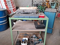Magazijnwagen met inhoud