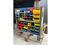 Magazijnwagen met magazijnbakken - afbeelding 2 van  4